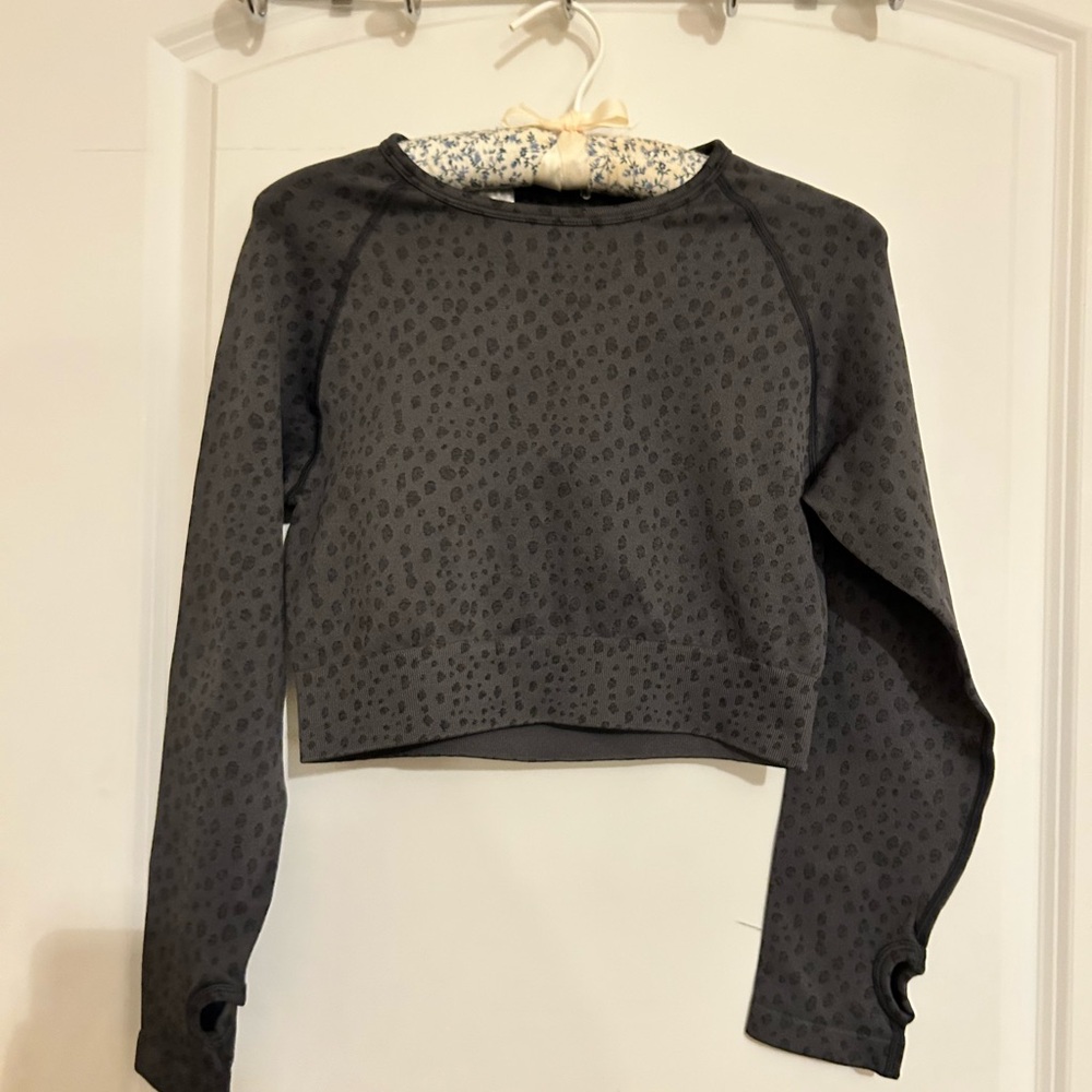 AYBL Evolve Speckled Cropped Long Sleeve